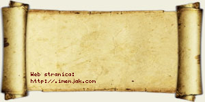 Željka Rakić vizit kartica